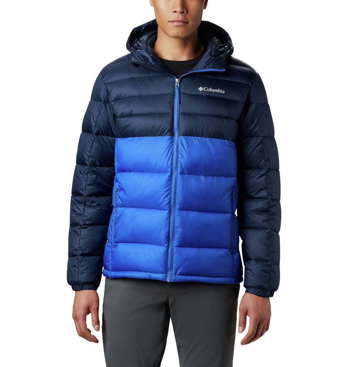 Columbia フード付きジャケット 青 Columbia ナイロンジャケット 「Columbia」コロンビア レイン